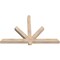 Ekena Millwork Kennewick Smooth Timber Gable Bracket, Douglas Fir, 60"W x 40"H x 3 1/2"D x 3 1/2"F, 16/12 Pitch GBW060X40X0404KEN00SDF - alternate 4